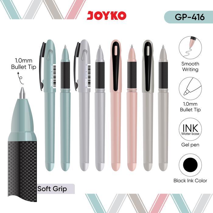

JOYKO Gel Pen Pulpen Pena GP-416 1.0 mm (1 kotak isi 12 pcs)