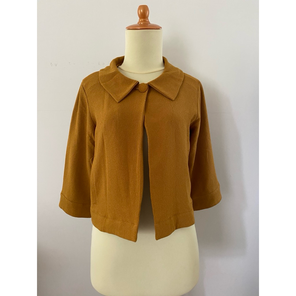 (preloved) minimal outer in caramel