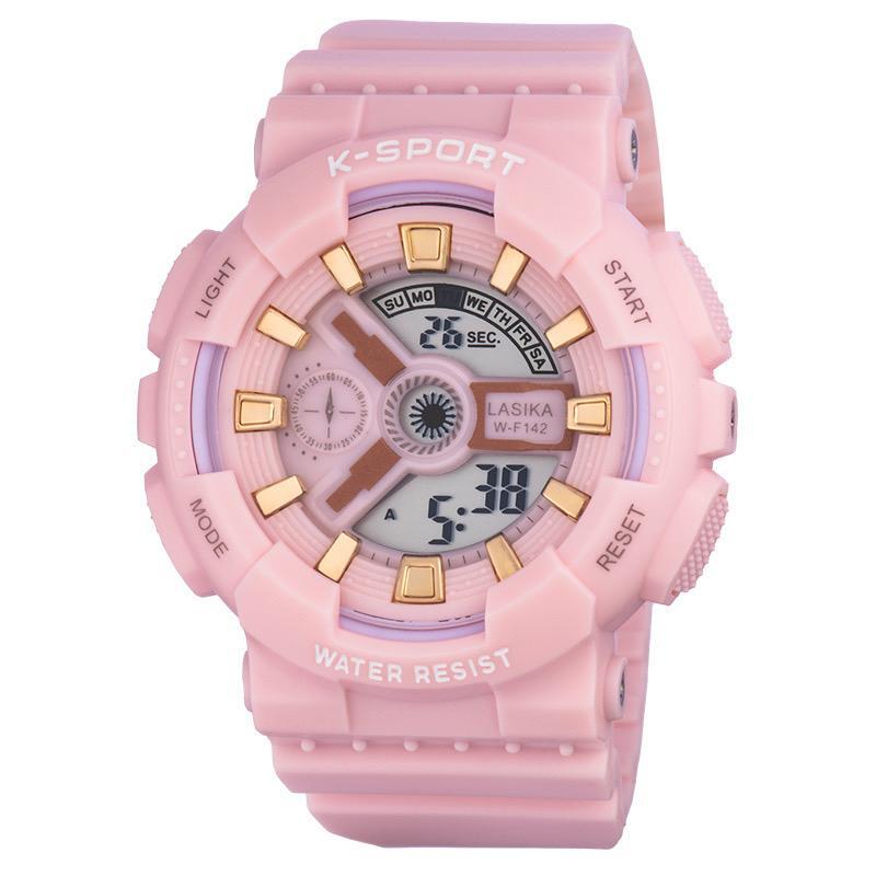 Jam Tangan Digital Anak Dan Remaja Water Resist Lasika 142 FREE KOTAK