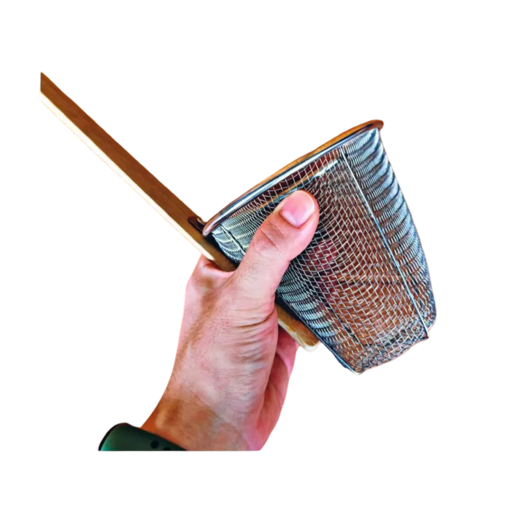 Saringan Mie Ayam / Mie Bakso / Mie Kocok GG Bambu Panjang Stainless