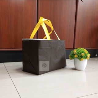 Tas Spunbond SOS Box 22X15X30cm tas spunbun/ kain brownies / roll cake / pastel / natal Christmas