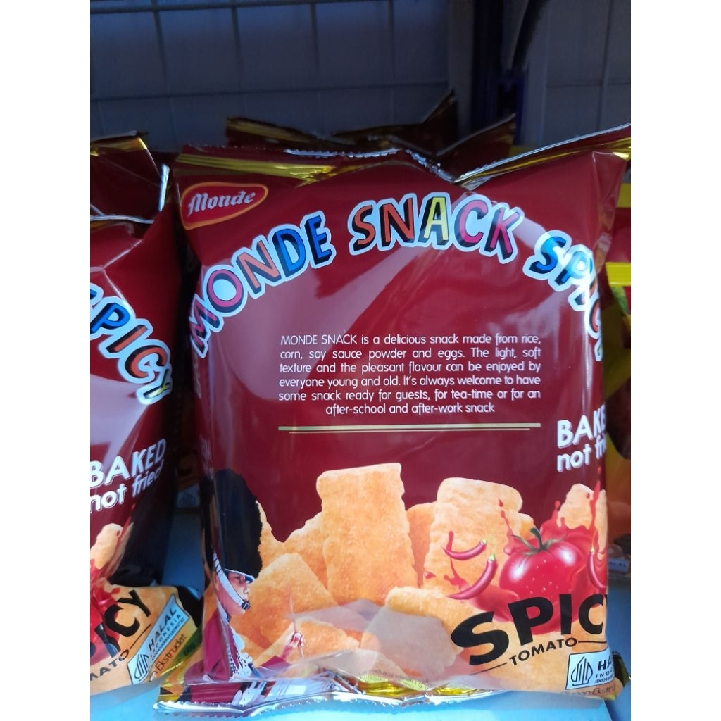 

Monde Snack rasa Pedas Tomat 60g