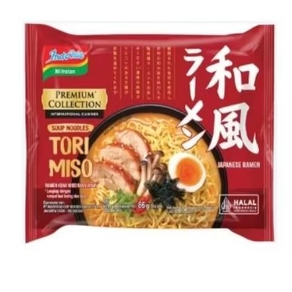 

INDOMIE MIE INSTANT PREMIUM COLLECTION RAMEN KUAH TORI MISO