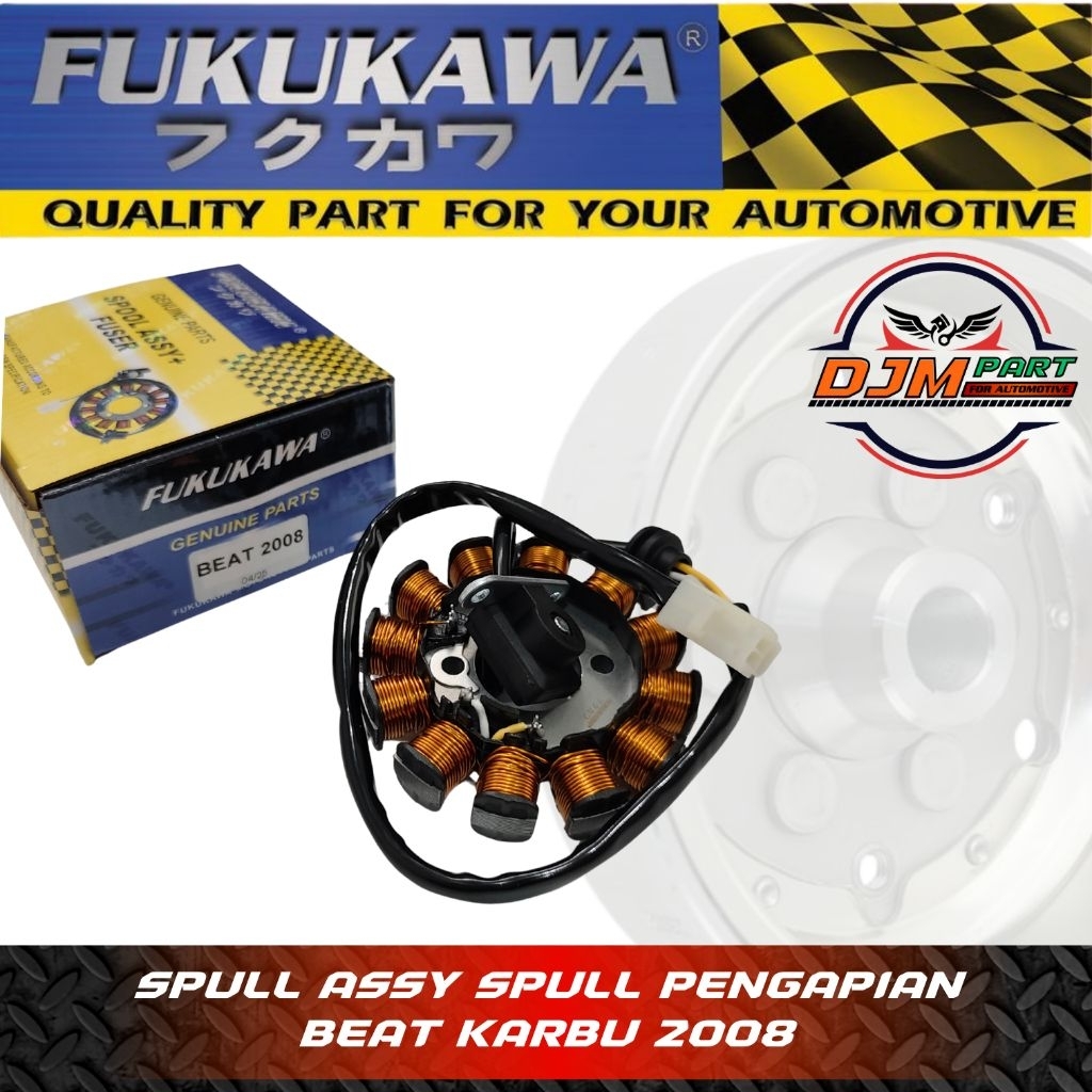 Spull Assy Spull Pengapian Beat Karbu 2008 Original Fukukawa