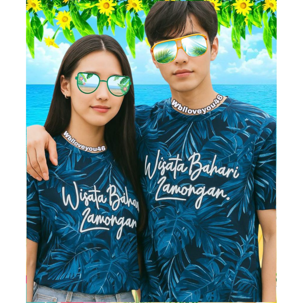 kaos wisata bahari lamongan premium surfing