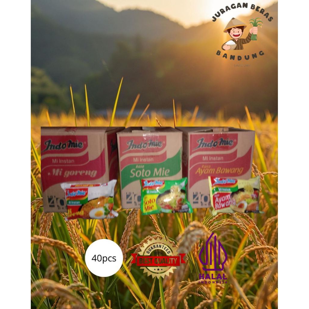 

Indomie Ayam Bawang - Soto Mie - Indomie Goreng 1 Karton Murah