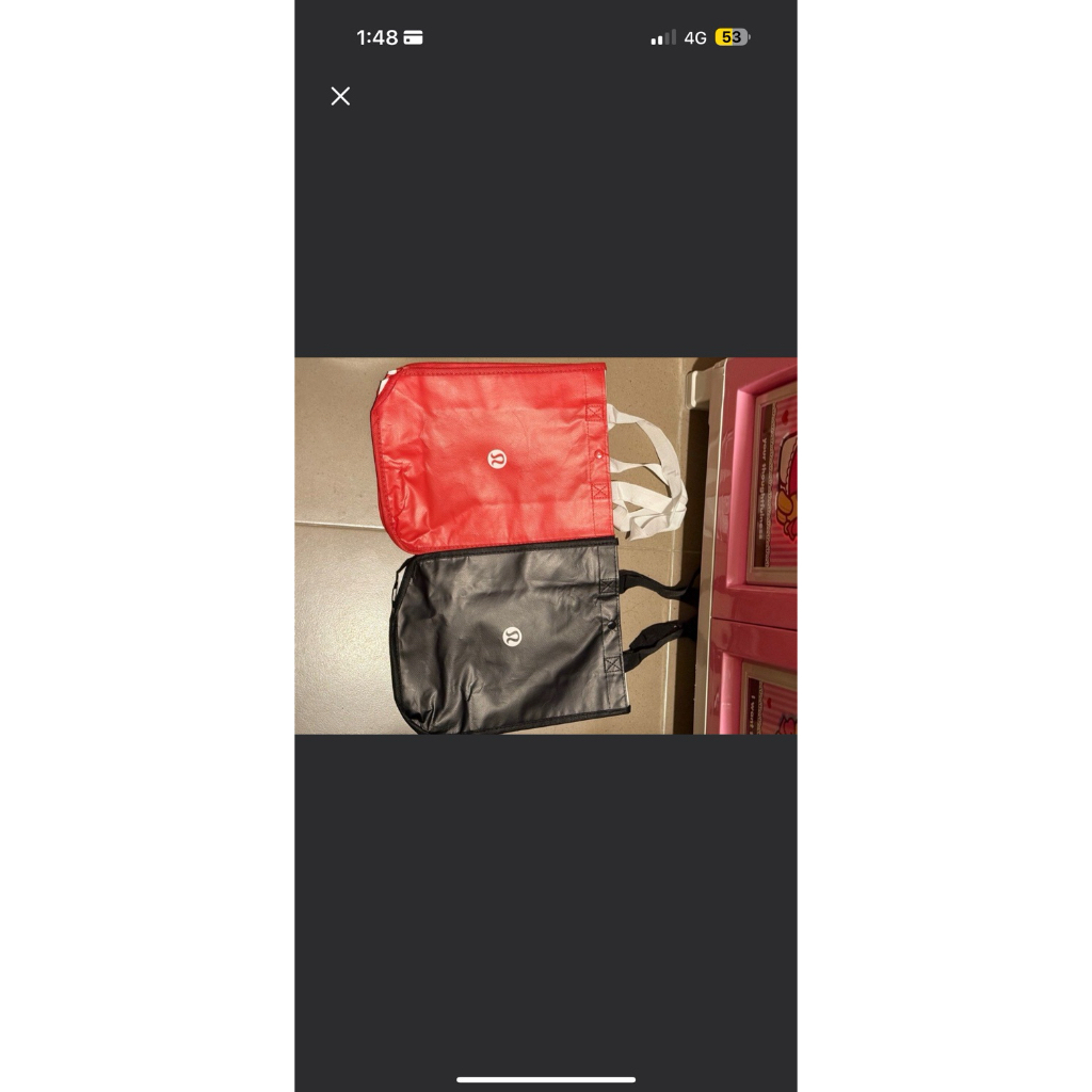 

paperbag lululemon original size S