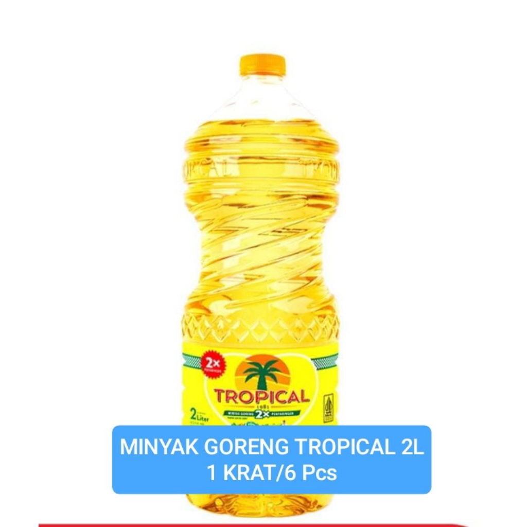 

MURAH!! Tropical 2L 1 Krat Minyak Goreng