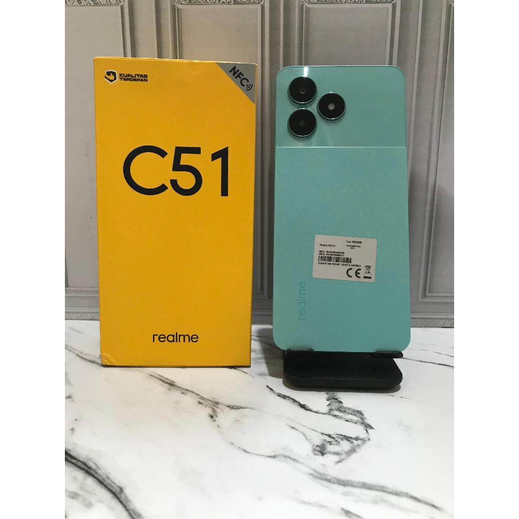 Realme C51 Unisoc Tiger T612 (12 nm) 4/64gb Second Repack Garansi