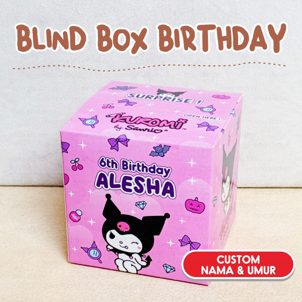 

Giftbox Blindbox Birthday Ulang Tahun Anak Packaging Kado Ultah Hampers Kemasan
