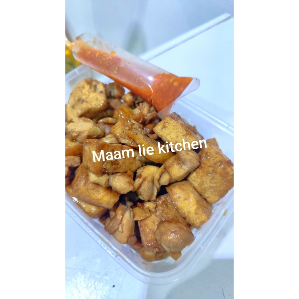 

Ayam fillet masak tahu kecap masakan kalimantan