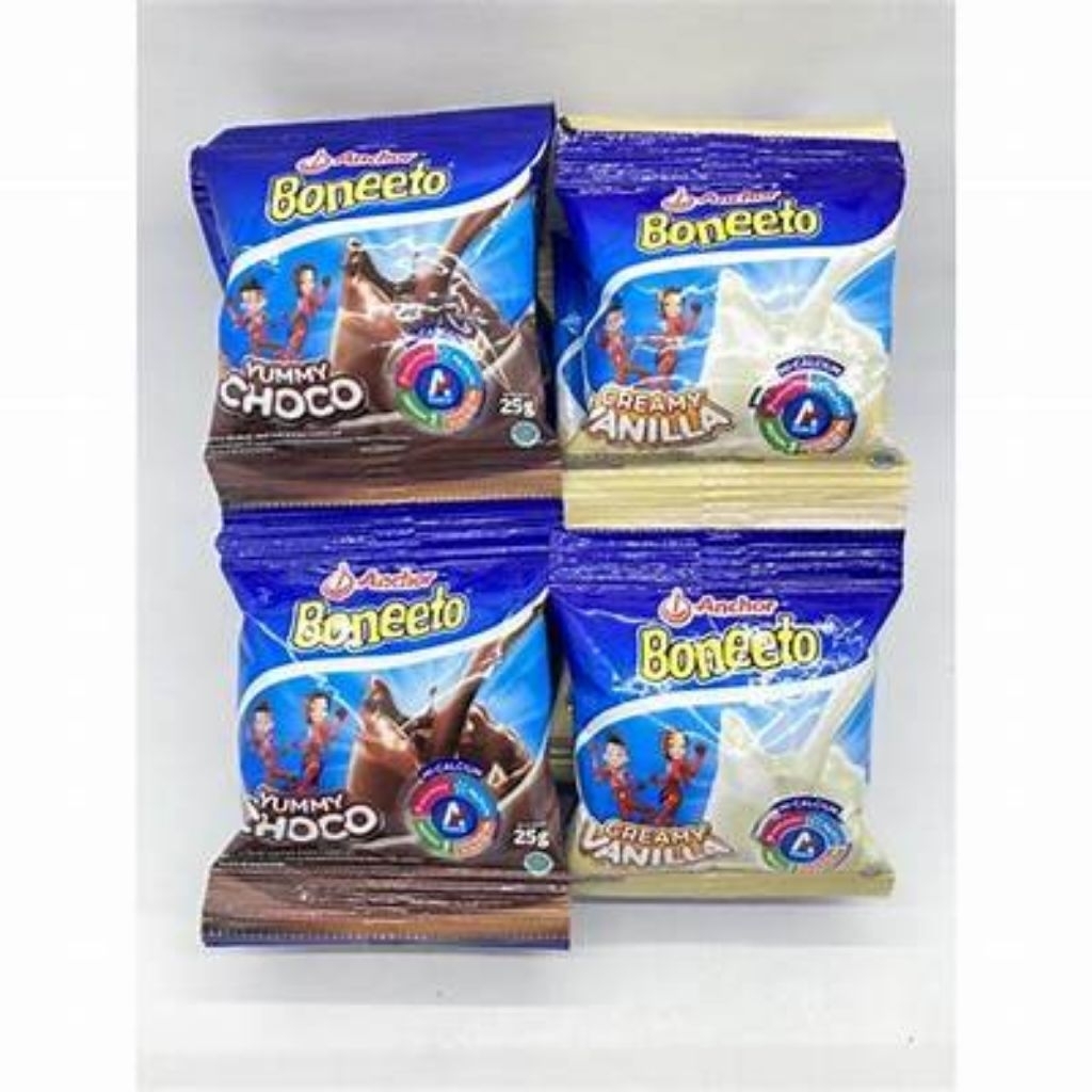 

Anchor Boneeto Vanilla & Choco 25g 1 renteng