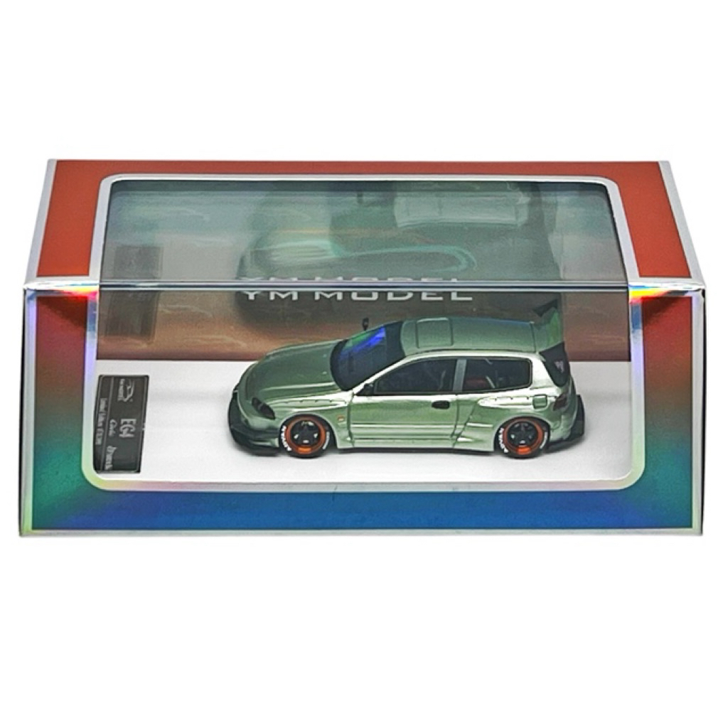 YM Model 64 Pandem Honda Civic EG4 K20 Rocket Rabbit Copper Resin
