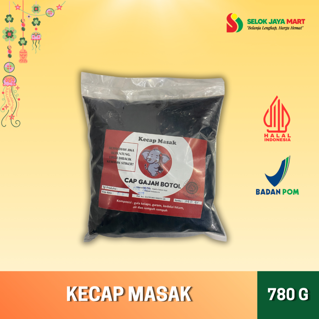 

KECAP MASAK CAP GAJAH BOTOL 780G