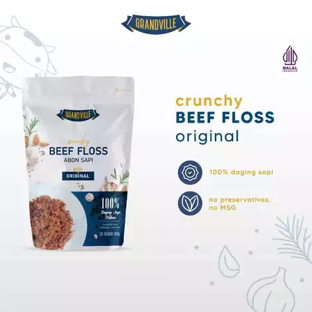 

Grandville Abon - Floss ayam & sapi (Abon Crunchy Anak & Dewasa)