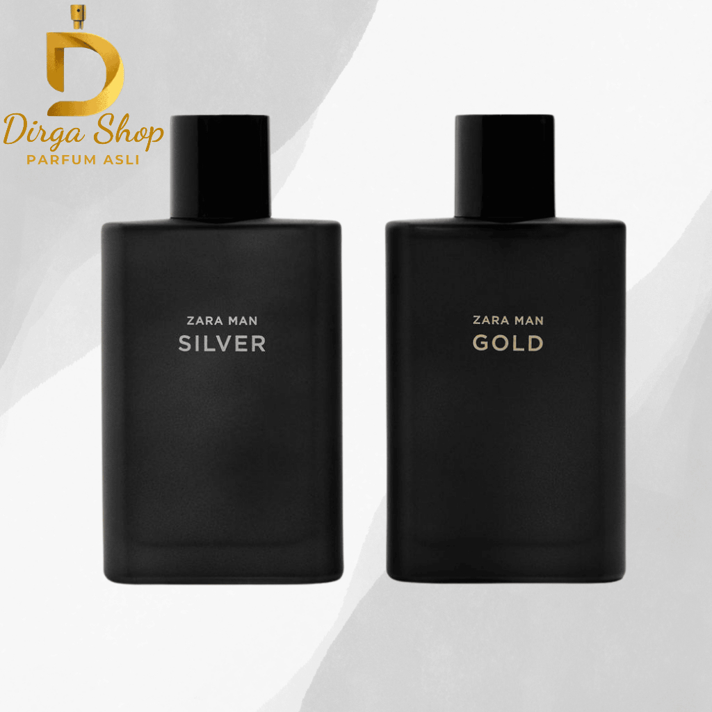 Parfum Zara Silver + Gold Men EDT Gift Set Original