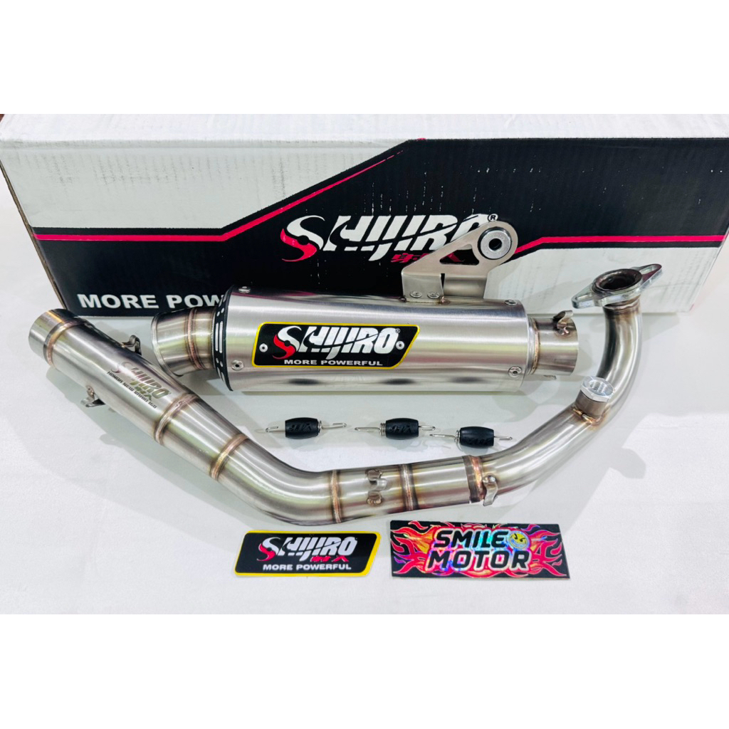 KNALPOT RACING SHIJIRO M3 VARIO160 PCX160 ADV160 INLET 45