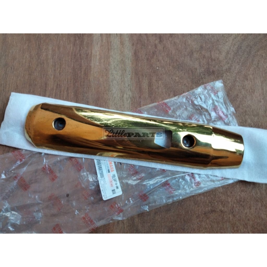 Tameng cover tutup knalpot yamaha Nouvo z gold Vietnam ori original bekas