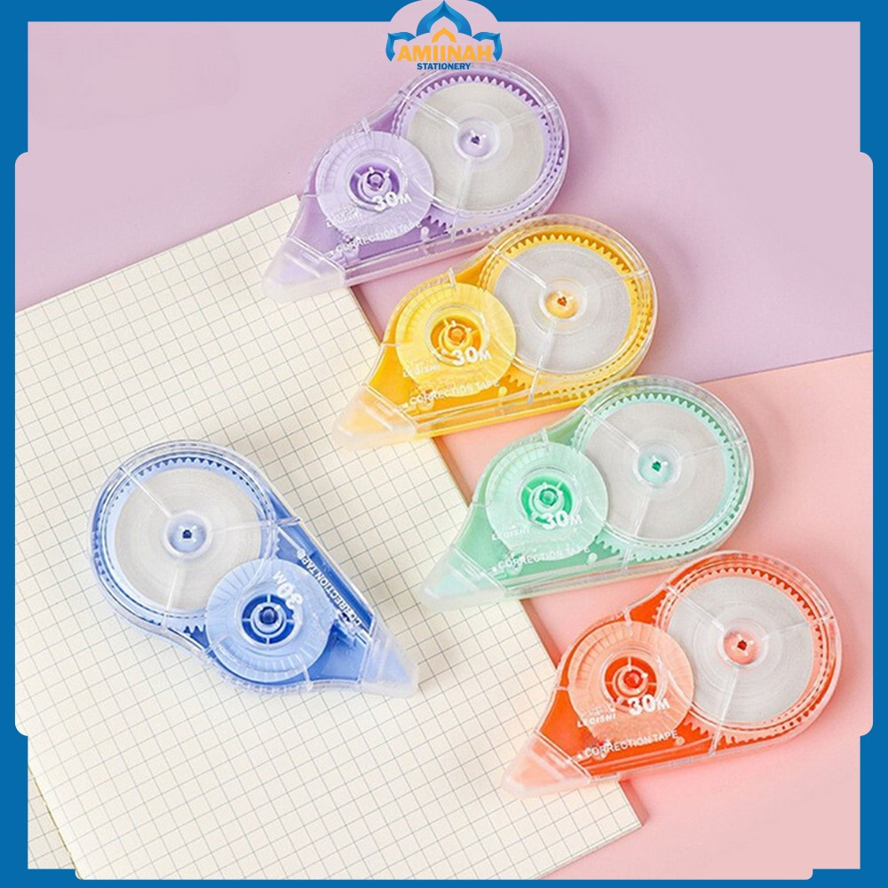 

Tipe X Kertas Roll Correction Tape Polos Serbaguna / Tip Ex Correction Pita Koreksi Perlengkapan Sekolah Anak Amiinah Stationery A113