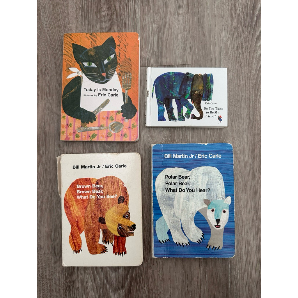 Preloved 4x Eric Carle Books Hardcover Original