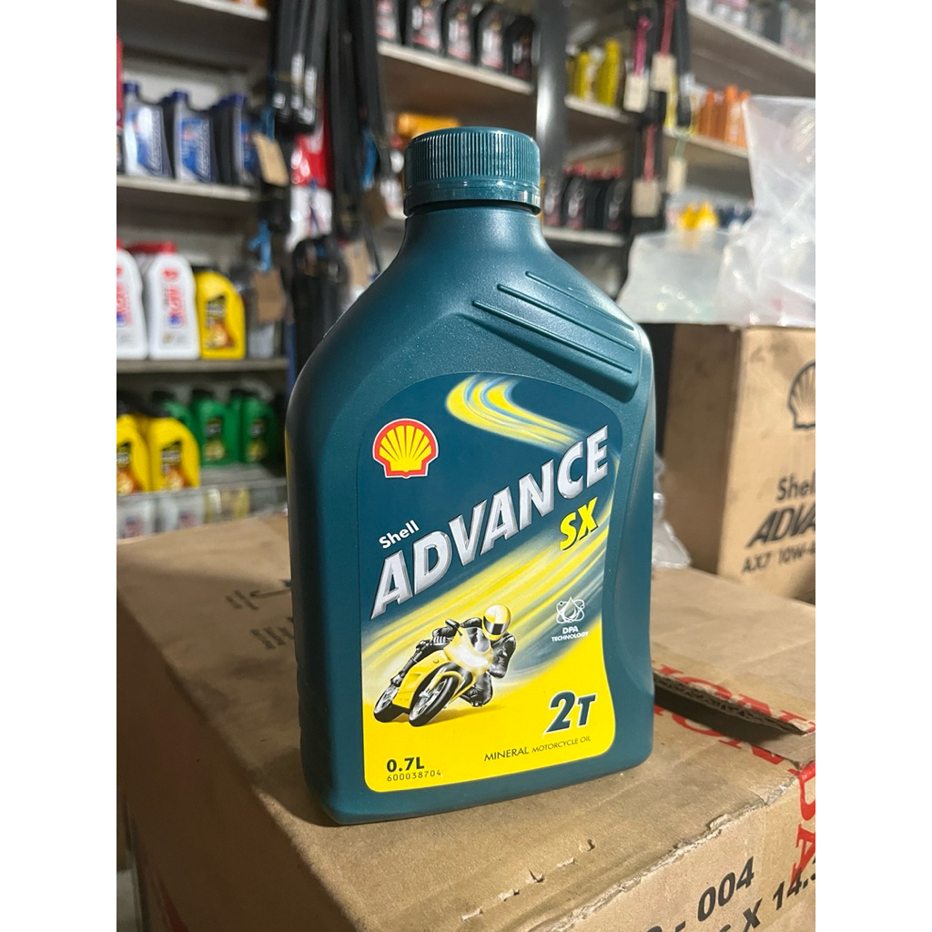 Oli samping Shell advance 2T