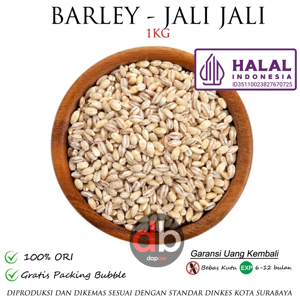 

Barley 1kg | Biji Jali jali
