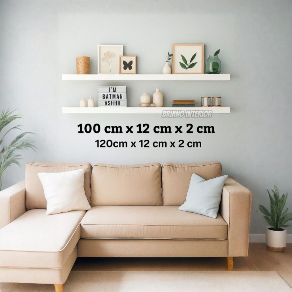Ambalan Dinding Panjang 120 cm, Lebar 15 cm,Tebal 2 cm / Ambang Decorasi/ Ambalan koleksi/ Ambalan m