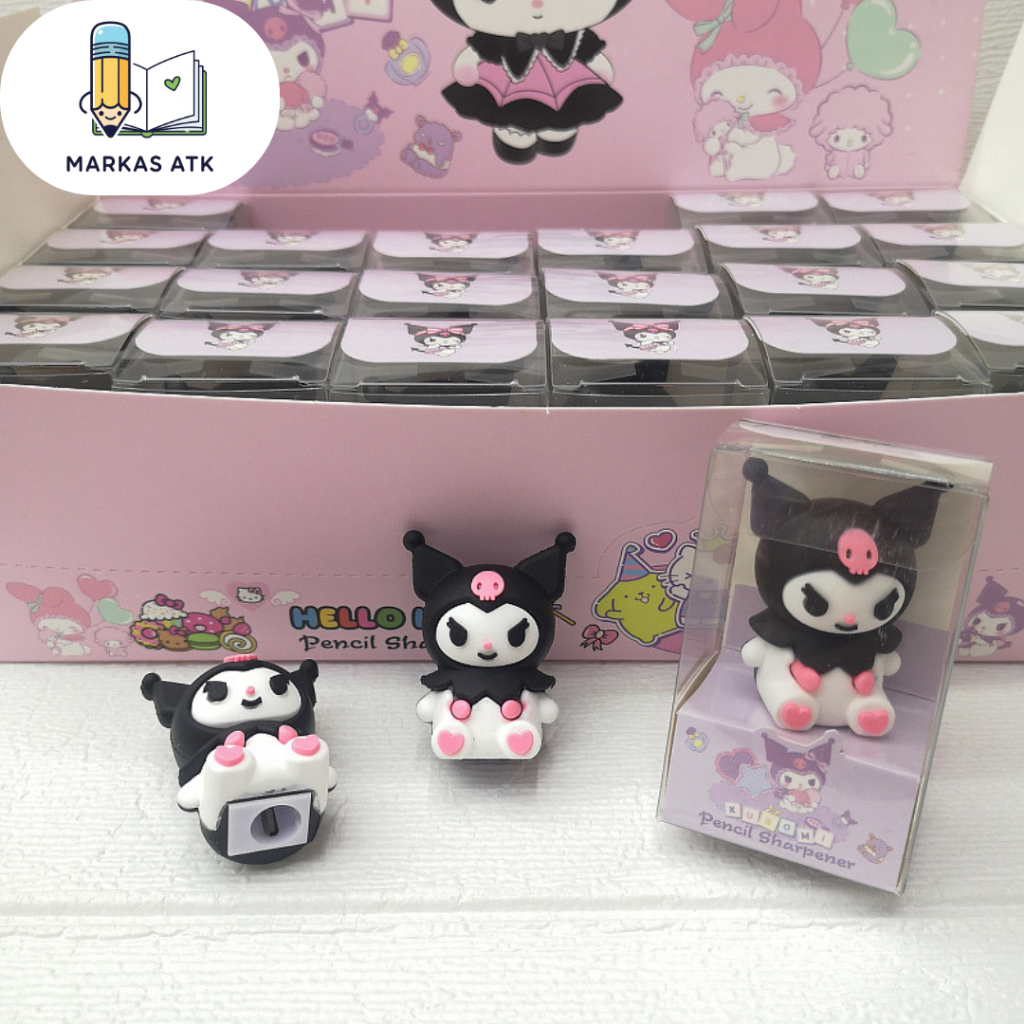 

Rautan dan Penghapus 2in1 Kuromi Sanrio Serutan Pensil dan Eraser Lucu Gemas Untuk Kado Souvenir Isian Goodie Bag Anak ATK Sekolah Murah COD