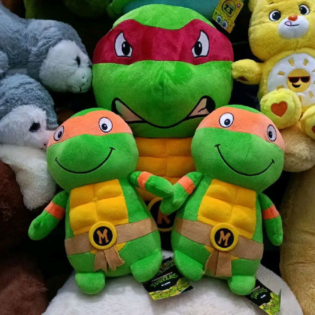 EKSLUSIF BONEKA NINJA TURTLE ORIGINAL NICKELODEON MEDIUM