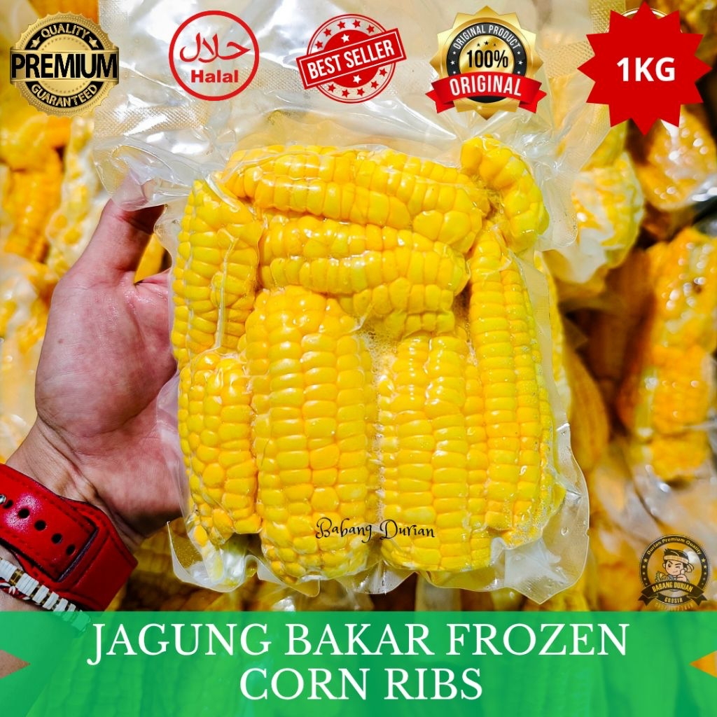 

JAGUNG BAKAR CORN RIBS 1KG/CORN RIBS FROZEN 1KG