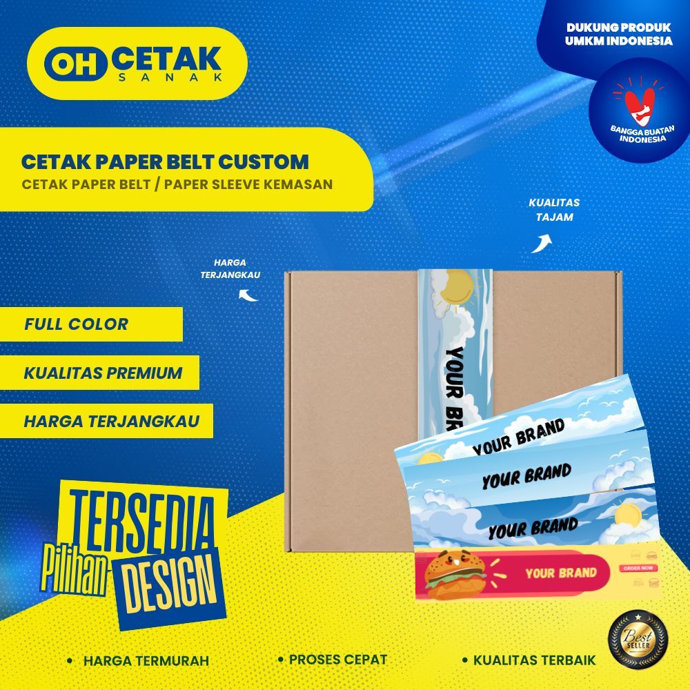

Cetak Paper Belt Custom – Label Segel Box & Sleeve Kemasan Elegan