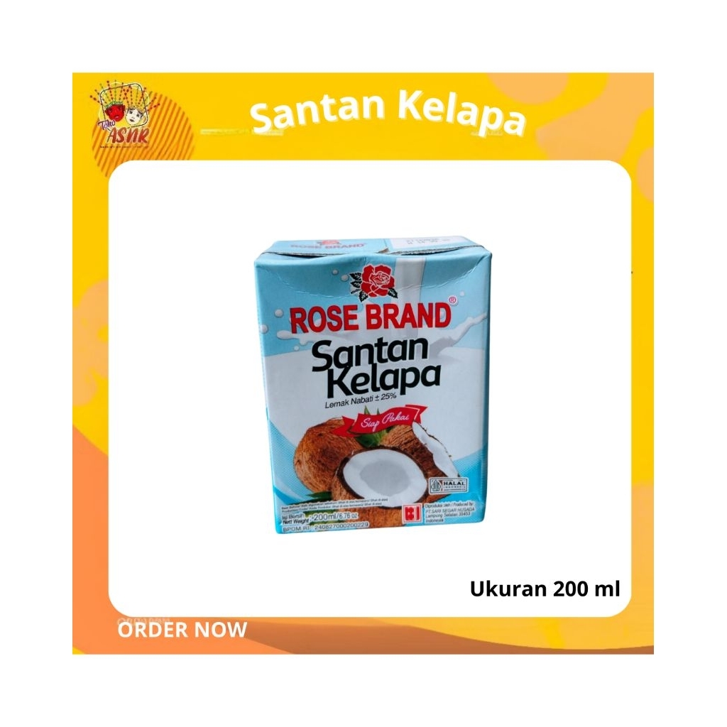 

Rose Brand santan kelapa 200ml