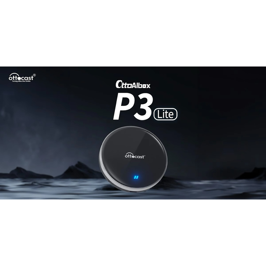 Ottocast P3 Lite Apple Car Play to Android Auto, Qualcomm Snapdragon 665 Android 12, Smart Multimedi