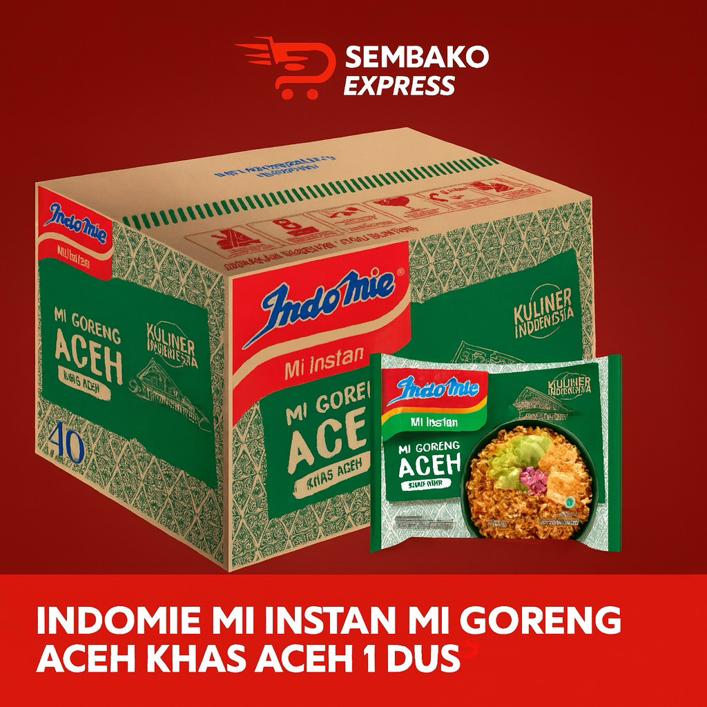 

Indomie Mi Goreng Aceh 1 Dus – Cita Rasa Nusantara Khas Aceh