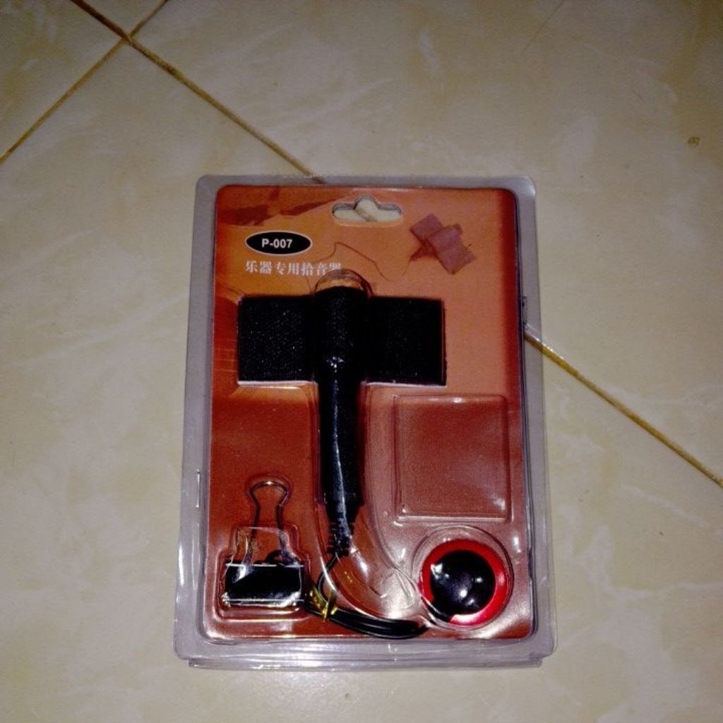 Preamp Tempel atau Spul Gitar Tempel, cocok untuk Biola, Gitar, Gambus, Cajon dll