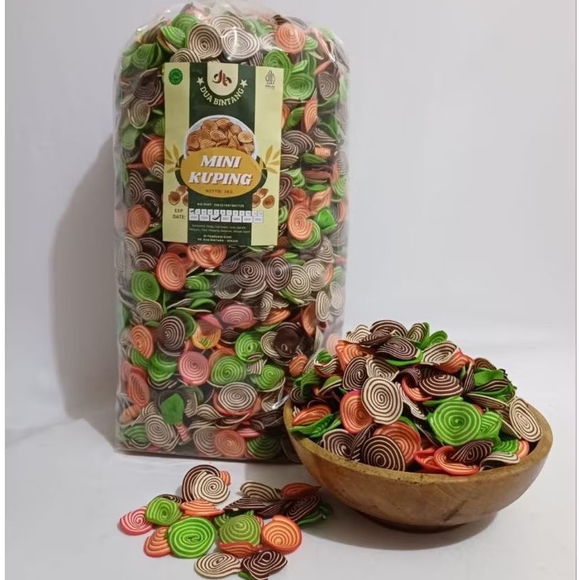 

MURAH KUPING GAJAH MINI WARNA WARNI 250 GRAM / KUPING GAJAH KILOAN