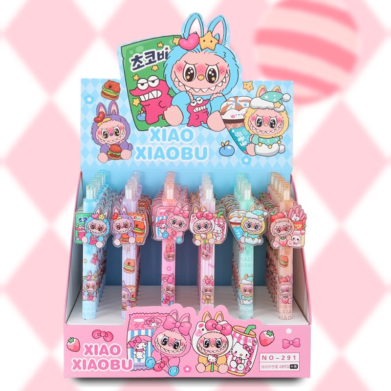 

PULPEN GEL CETEK LABUBU KARAKTER/PULPEN GEL CETEK LUCU/PULPEN LUCU LABUBU