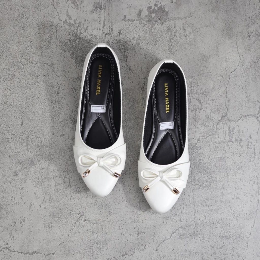 flatshoes sepatu balet wanita model pita