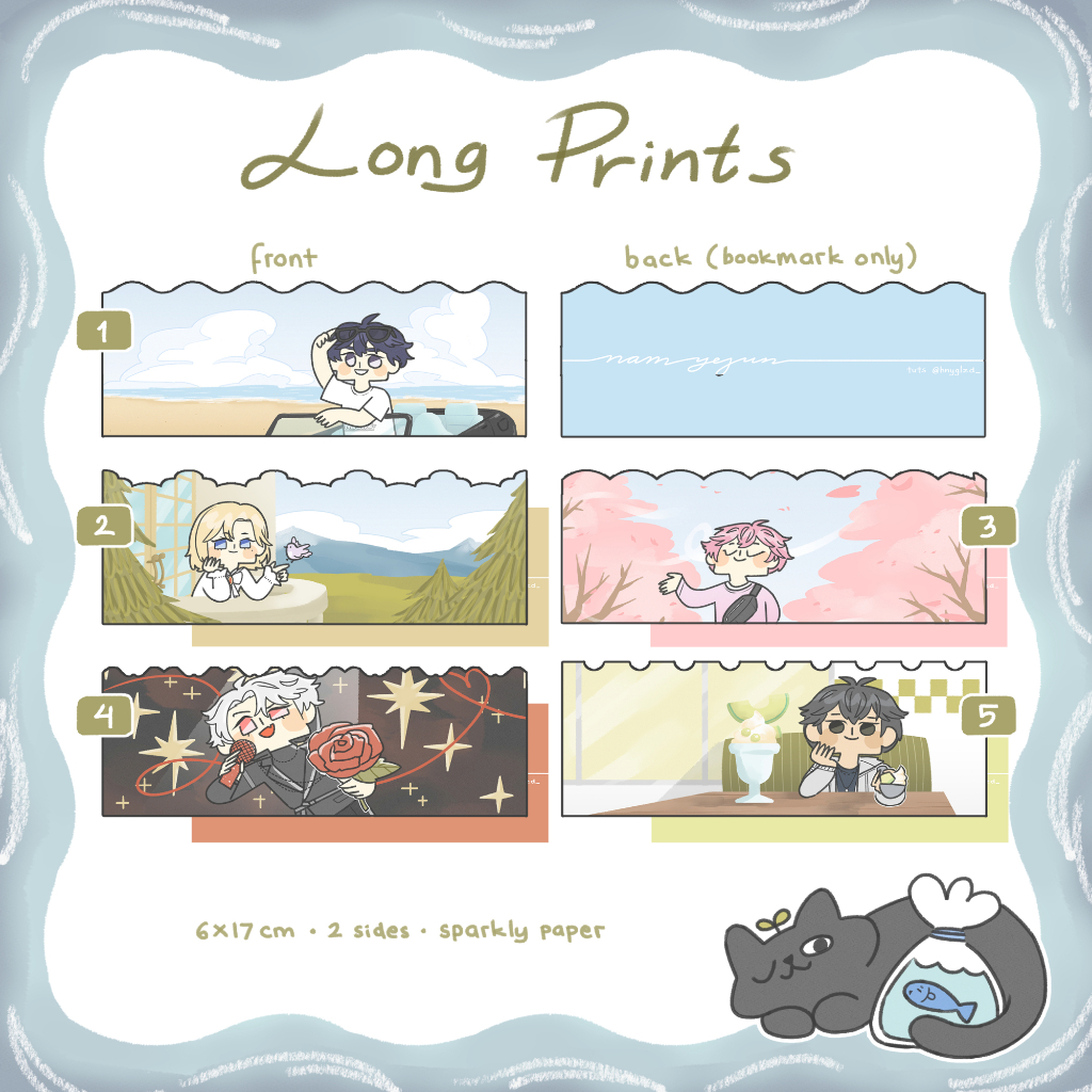 

PLAVE Long Artprint / Bookmark