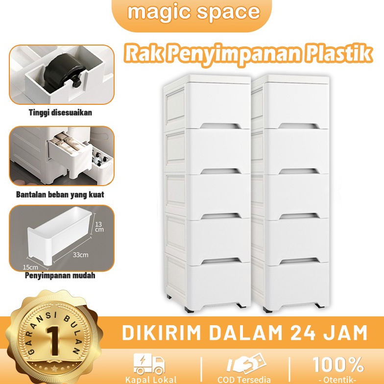 Diskon Spesial Lebar152253cm Rak Susun Penyimpanan PlastikLemari Plastik LaciLaci PlastikRak Dapur P