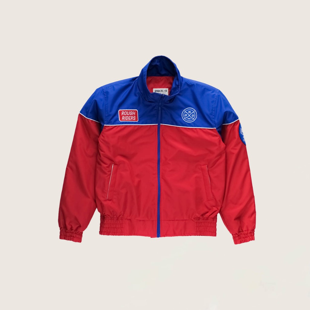 DND EXE Jaket Pria Macart Navy Red