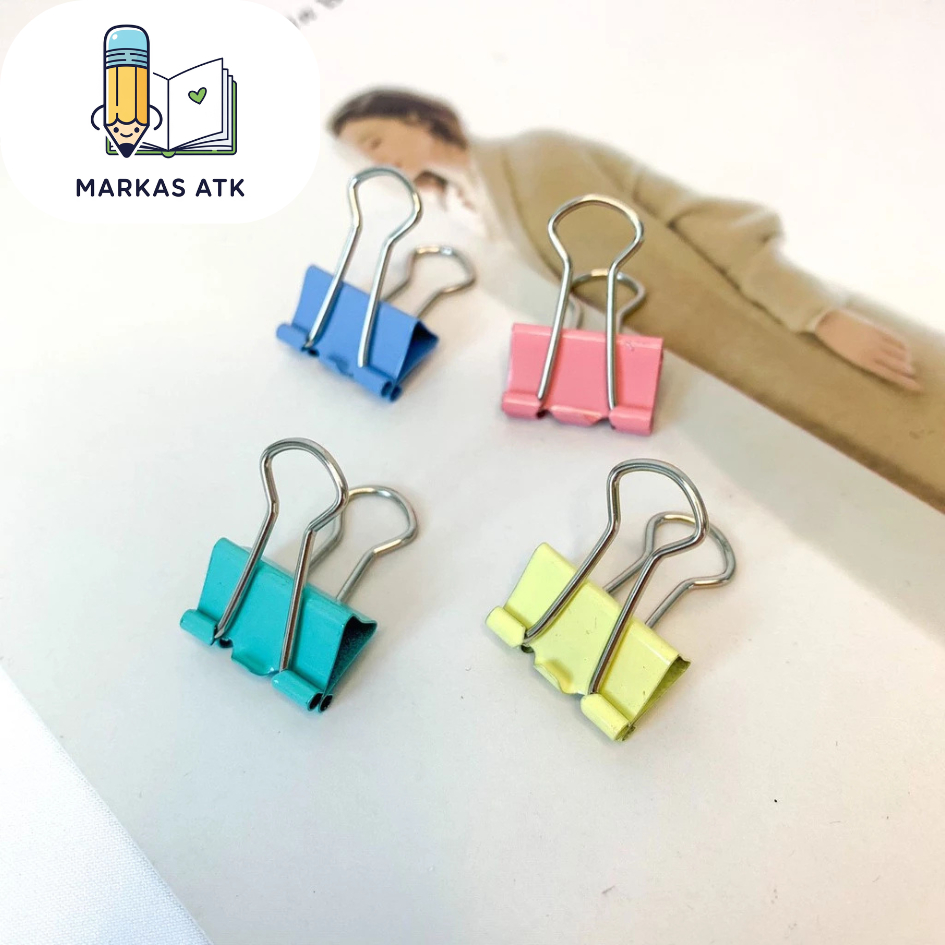 

Binder Clip Deli Original Warna Pastel Klip Penjepit Kertas Dokumen Lucu Aesthetic Satuan ATK Kantor Sekolah Murah Grosir COD