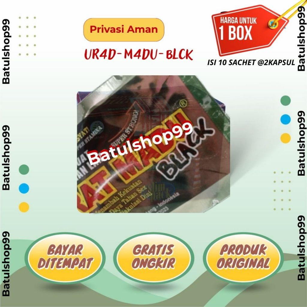 

Pita Tahan Black Ur4D-M4DU-Blck