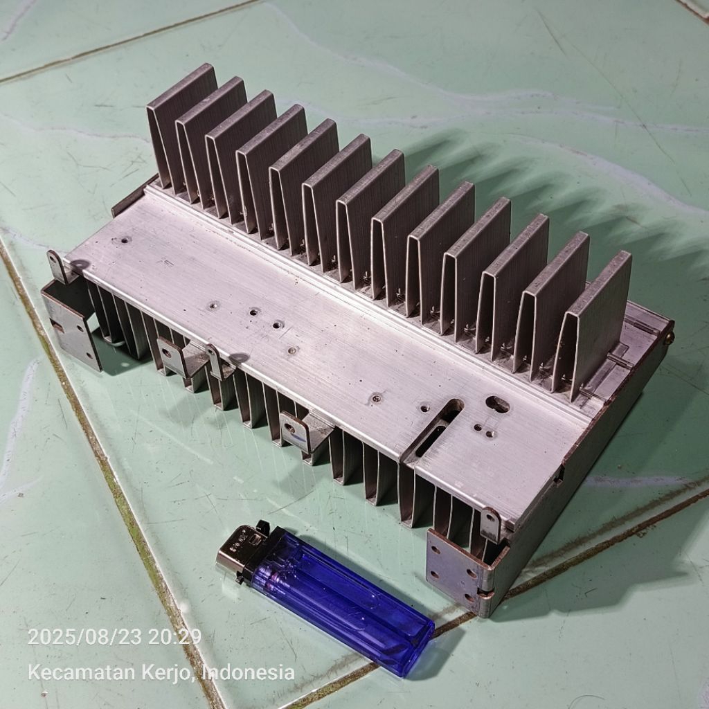 heatsink pendingin original bekas power amplifier Home Theater