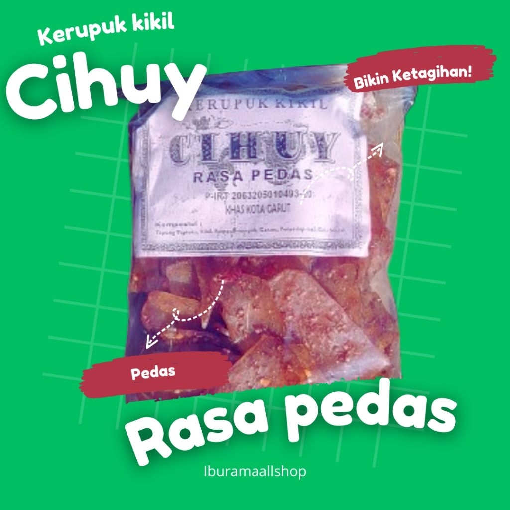 

Kerupuk Kikil CIHUY 250gr – Kriuk Renyah Khas Garut | Varian Rasa Pedas, Gurih & Original