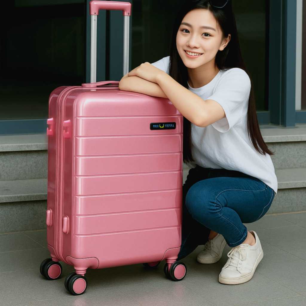 koper 24 inch - koper polo - model hardcase roda 4 putar 0124