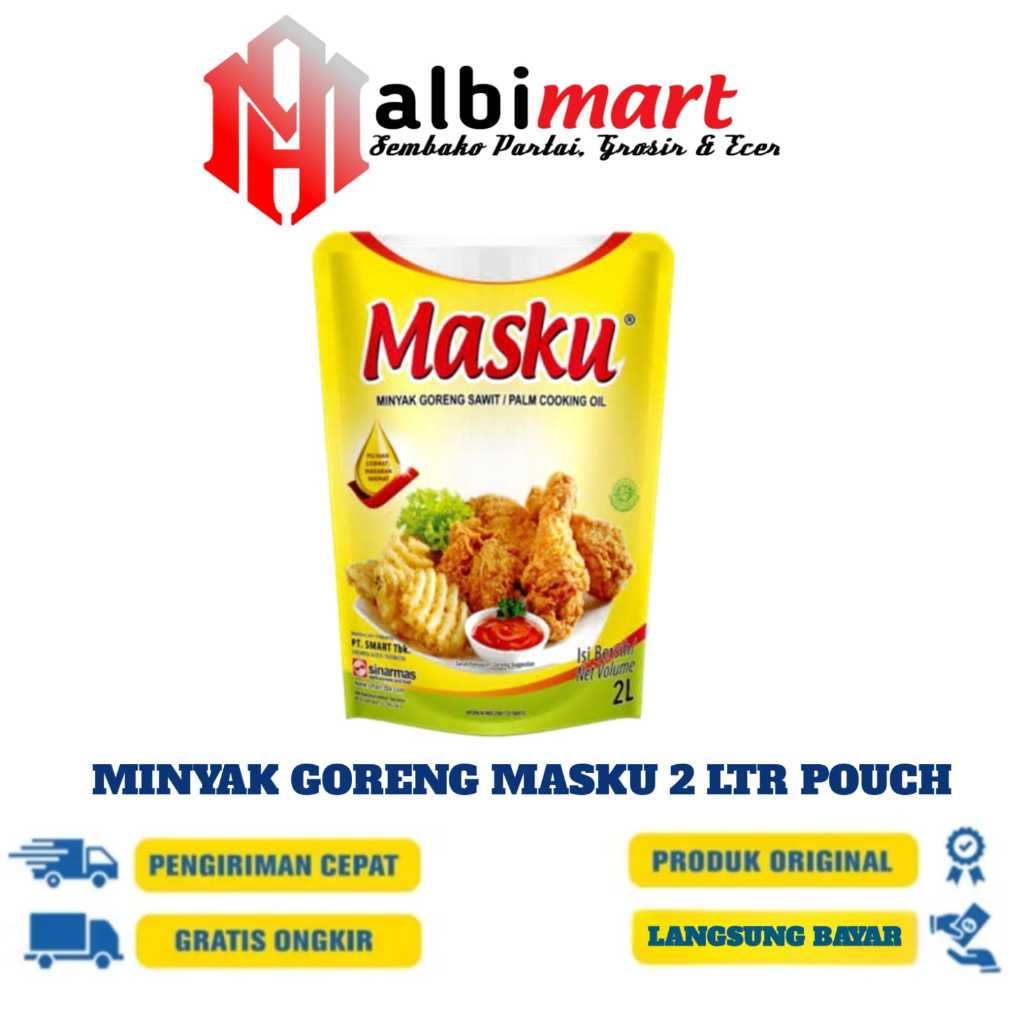 

MINYAK GORENG MASKU KEMASAN 2 LITER 1dus & 2dus (LANGSUNG KIRIM)