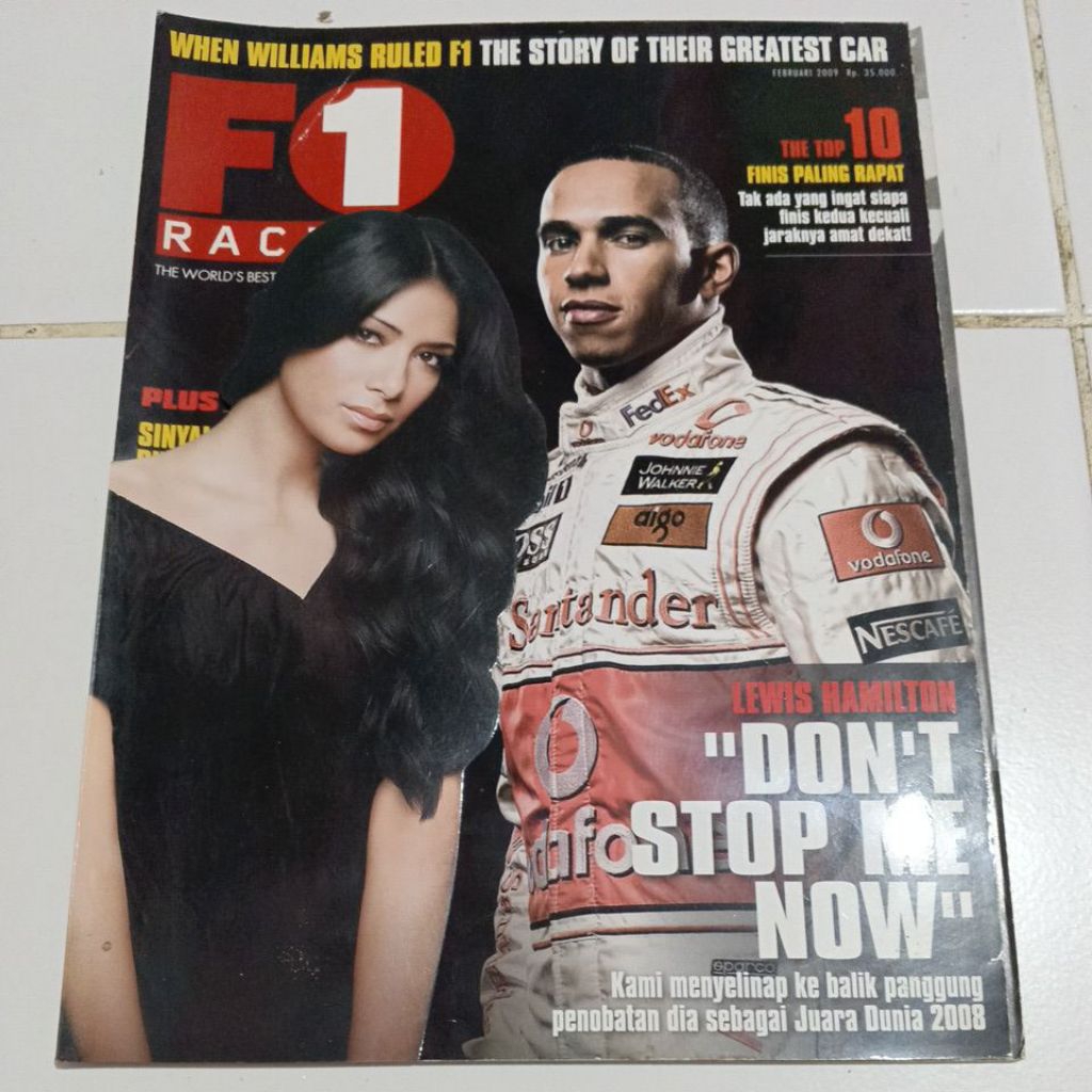 Majalah F-1 racing Februari 2009
