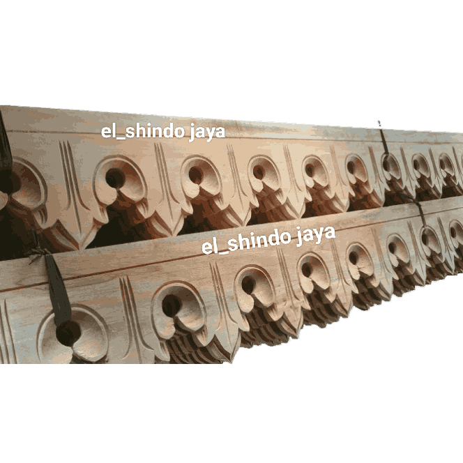 Lisplang ukir atap rumah lebar 20cm