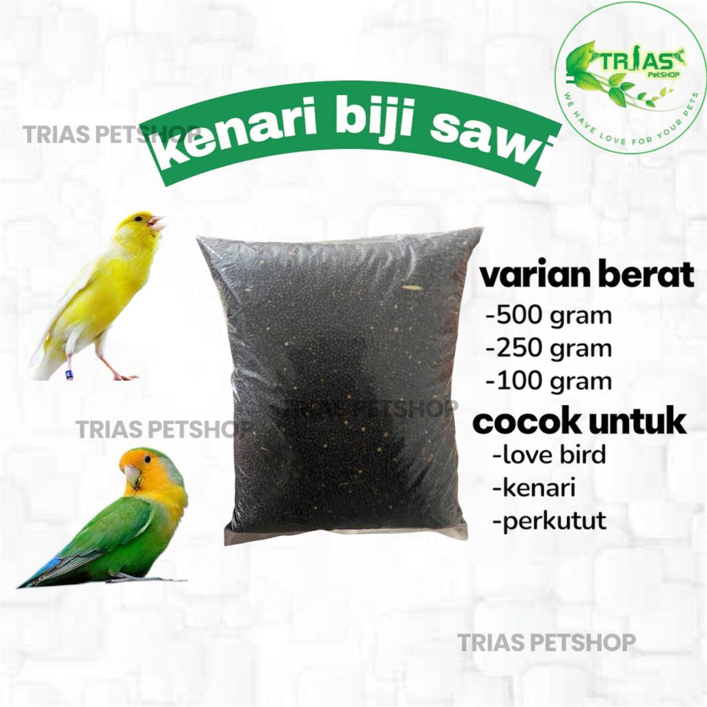 Biji Sawi Kenari / Biji Sawi Lovebird / Biji Sawi Perkutut / Pakan Burung Kenari / Pakan Burung Love